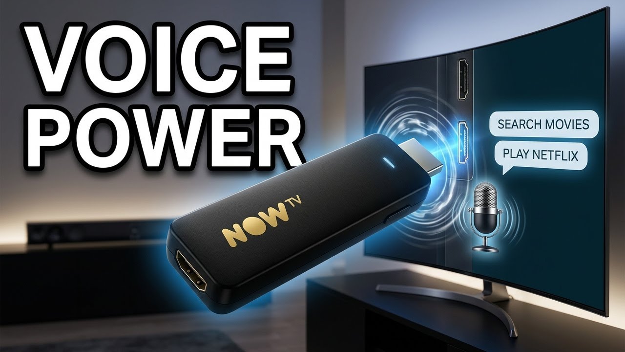 Now TV Smart Stick с HD-разрешением и голосовым поиском