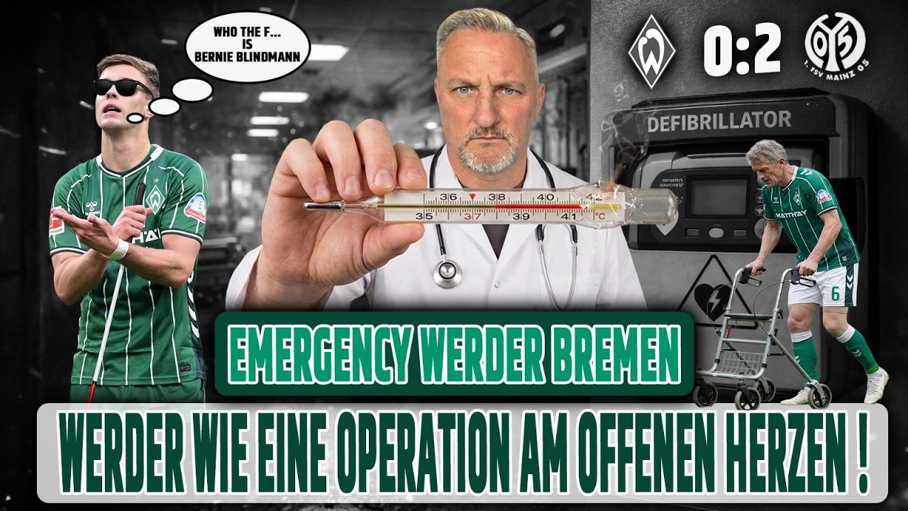 Einfach nur Peinlich! Werder verliert Big Points im Abstiegskampf!        Bremen vs. Mainz 0 : 2
