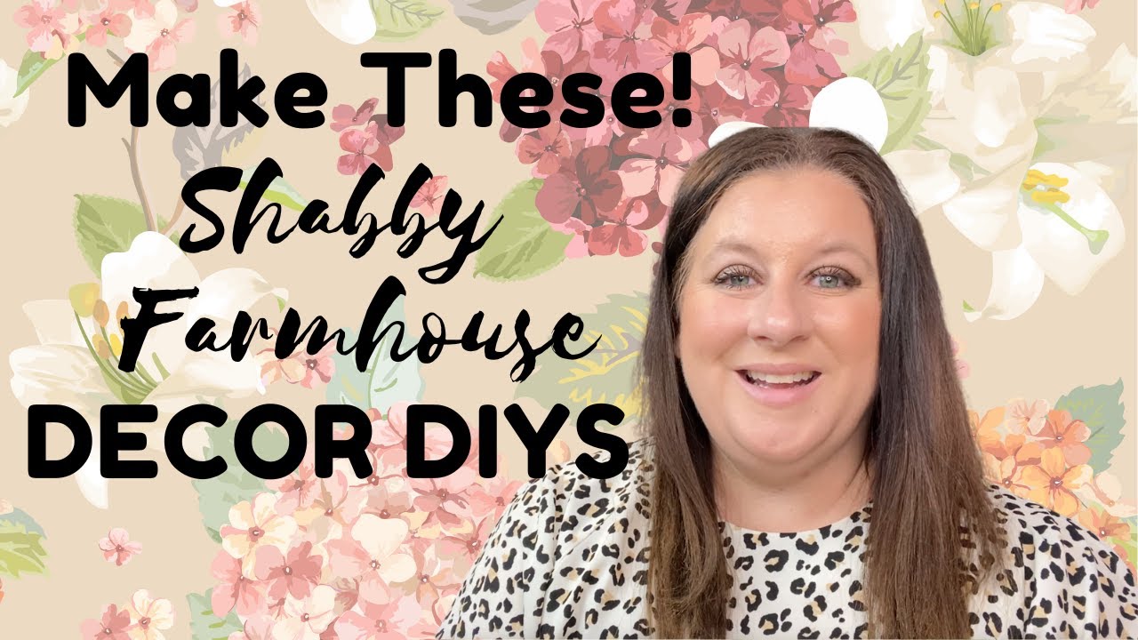 Look what she made with Drop Cloth! Shabby Farmhouse Decor Ideas