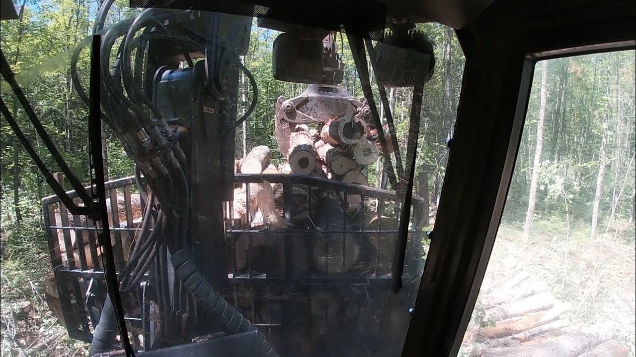 Timberking/Cat forwarder onboard ride along