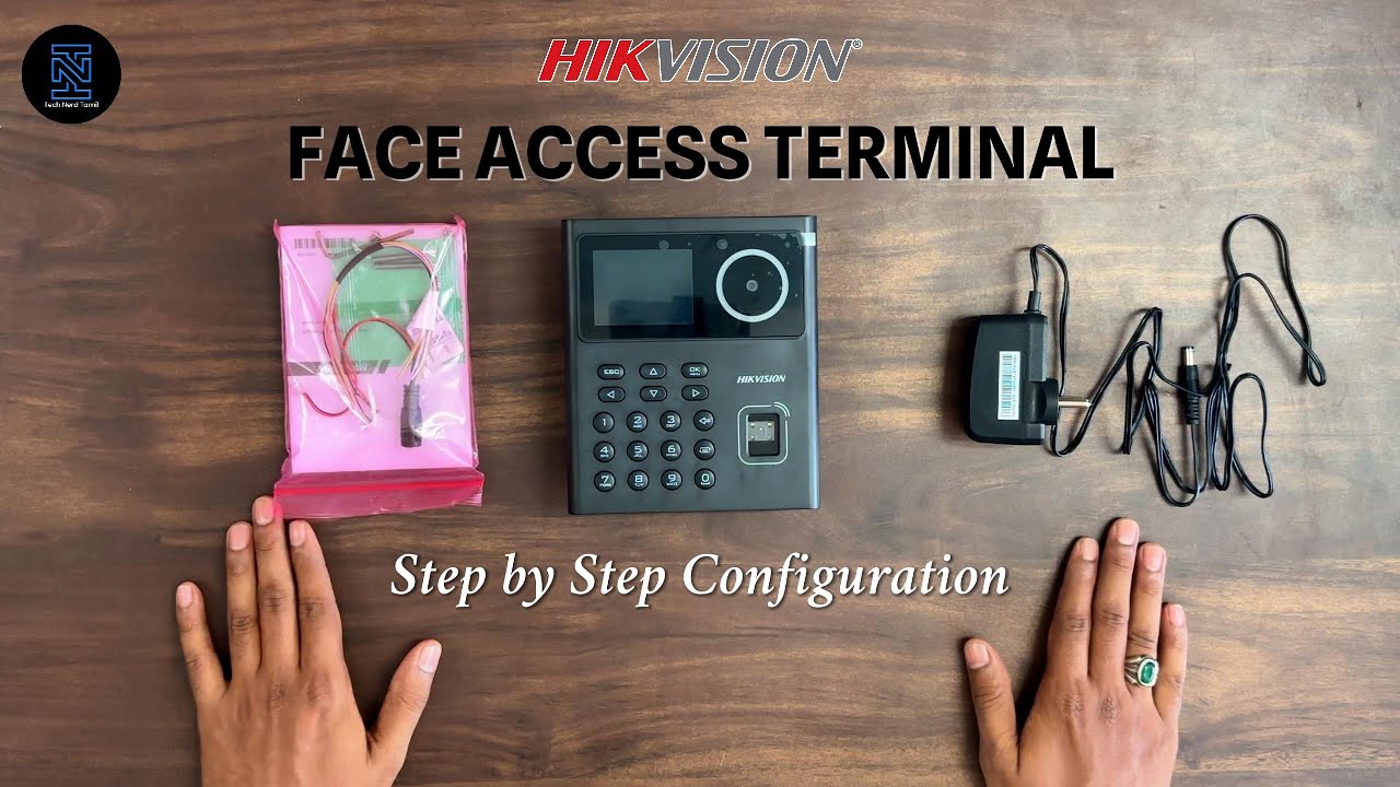 Hikvision Biometric Device Setup 🔐 | Face + Finger + Card + PIN | Battery 🔋 | தமிழ்