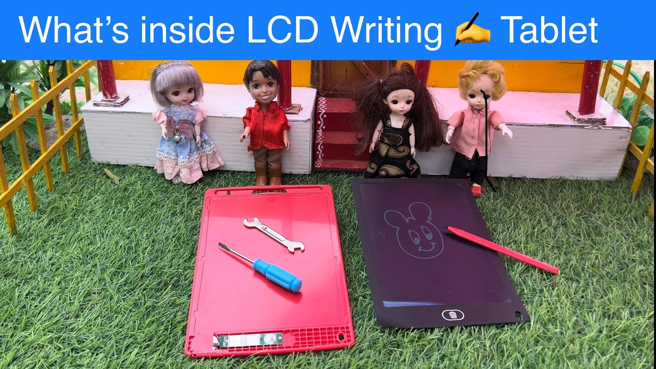 What’s inside the Lcd writing Tablet?#classicminifood #chittibomma #chintuvideo