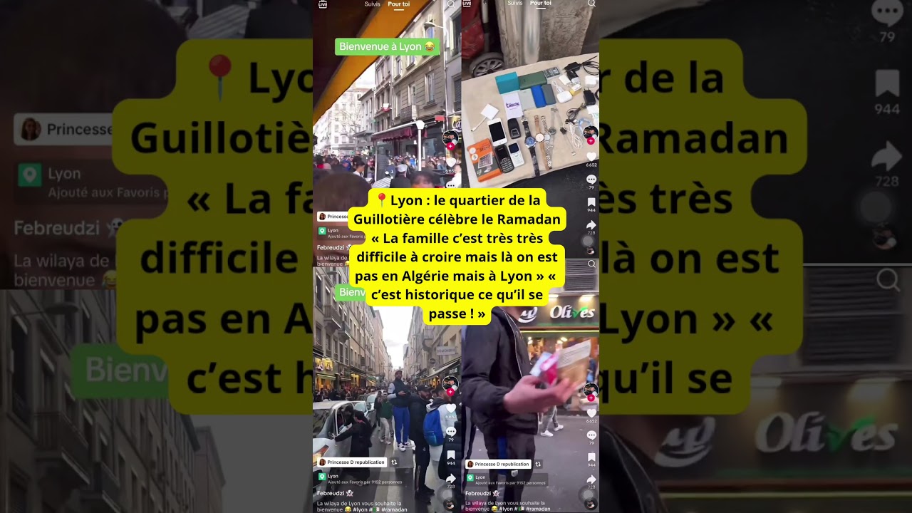 #Lyon : le quartier de la #Guilloti&egrave;re c&eacute;l&egrave;bre le #Ramadan&laquo;&nbsp;La famille c&rsquo;est tr&egrave;s tr&egrave;s difficile &agrave; c