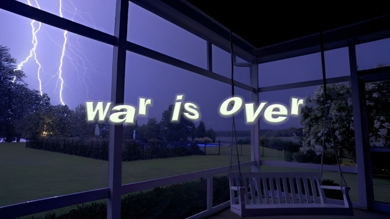 war is over (sped up) // lirik terjemahan