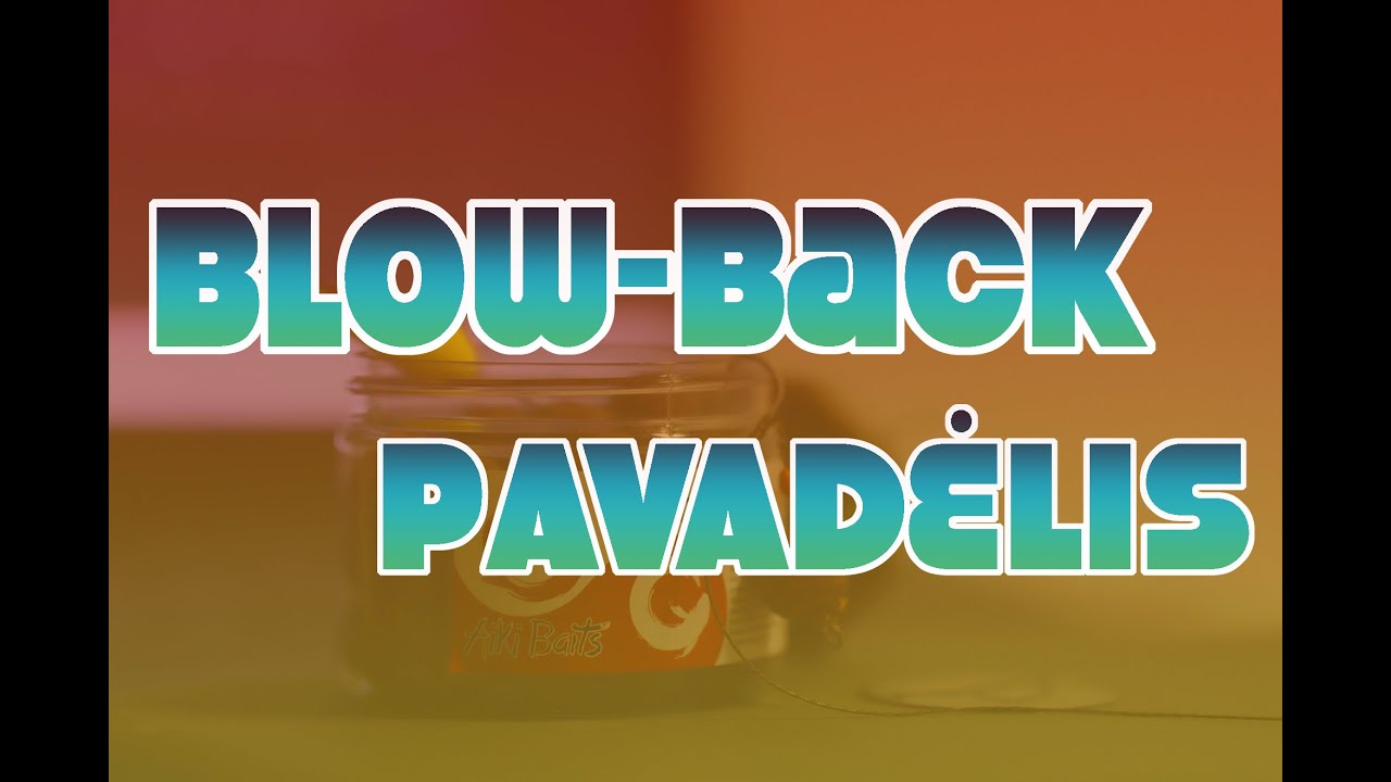 Mokomės: Blow-back pavadėlio rišimas