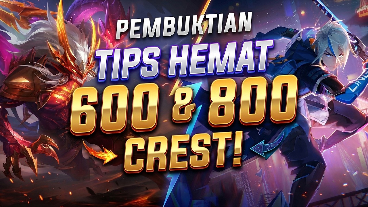 PEMBUKTIAN TIPS HEMAT 600 DAN 800 CREST - EVENT SKIN LEGEND FANNY MOBILE LEGENDS