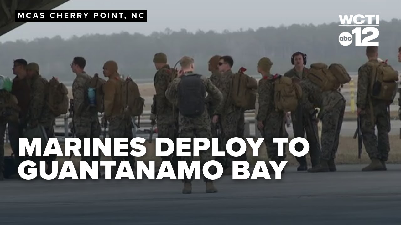 MCAS Cherry Point Marines deploy to Guantanamo Bay