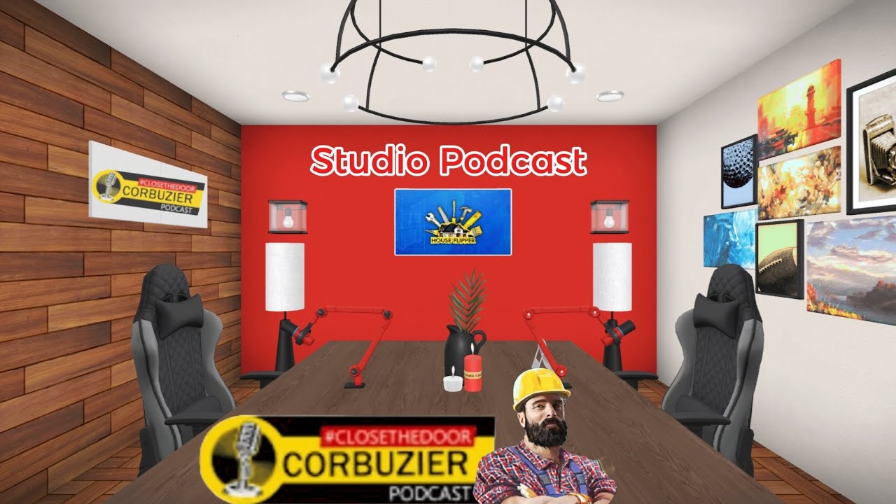 STUDIO PODCAST HOUSE FLIPPER MOBILE DECORATION 183 