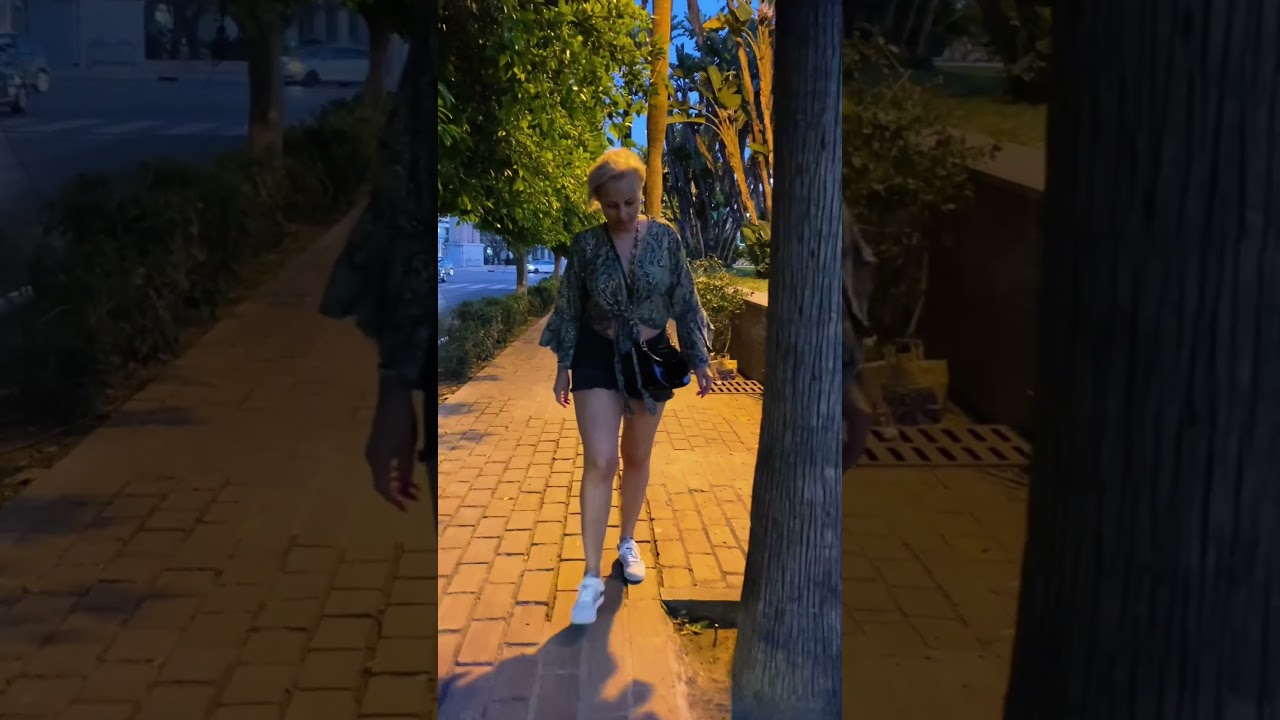 Evening walk in beautiful Malaga