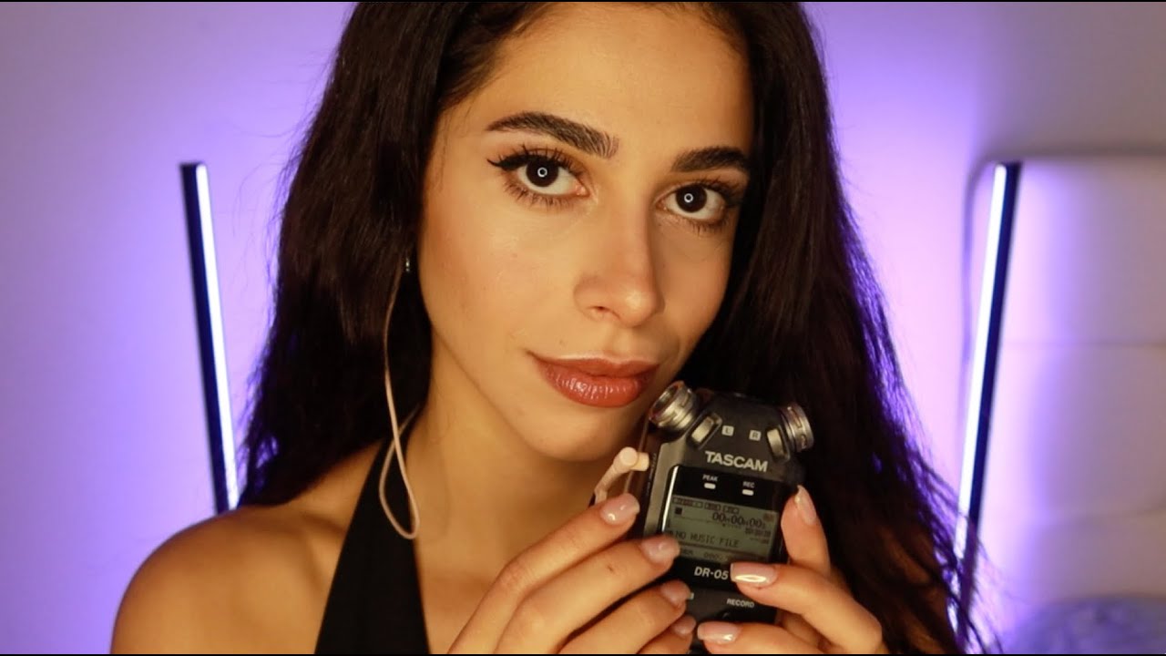 👄 💦 ASMR TASCAM ISLAK VE İNCE AĞIZ SESLERİ 💦 👄 semi English & Türkçe ASMR