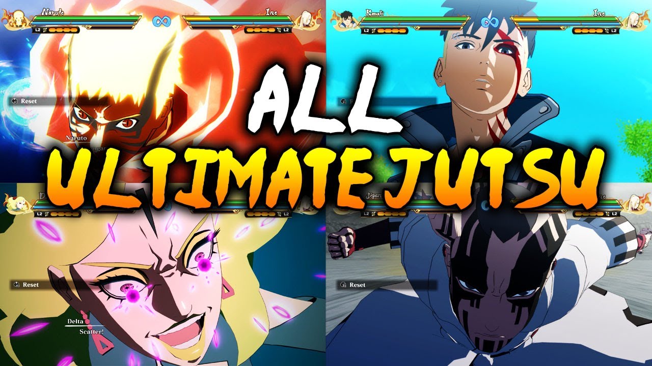 ALL Ultimate Jutsu - Naruto X Boruto Ultimate Ninja Storm Connections