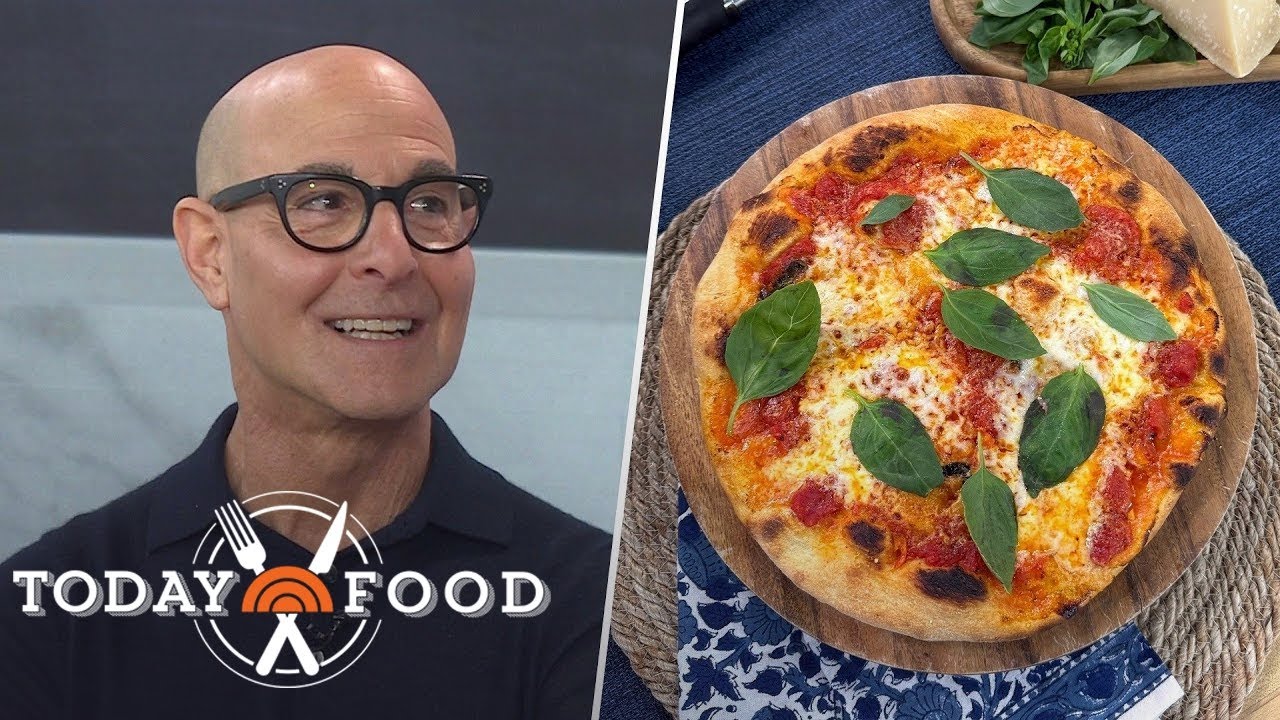 Stanley Tucci Shares His Recipe for a Classic Margarita Pizza
