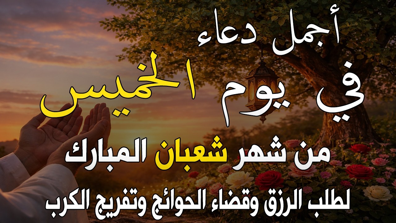 دعاء في يوم 24 من شهر شعبان 2026 يوم رفع البلاء وقضاء الحوائج وجلب الرزق 🤲