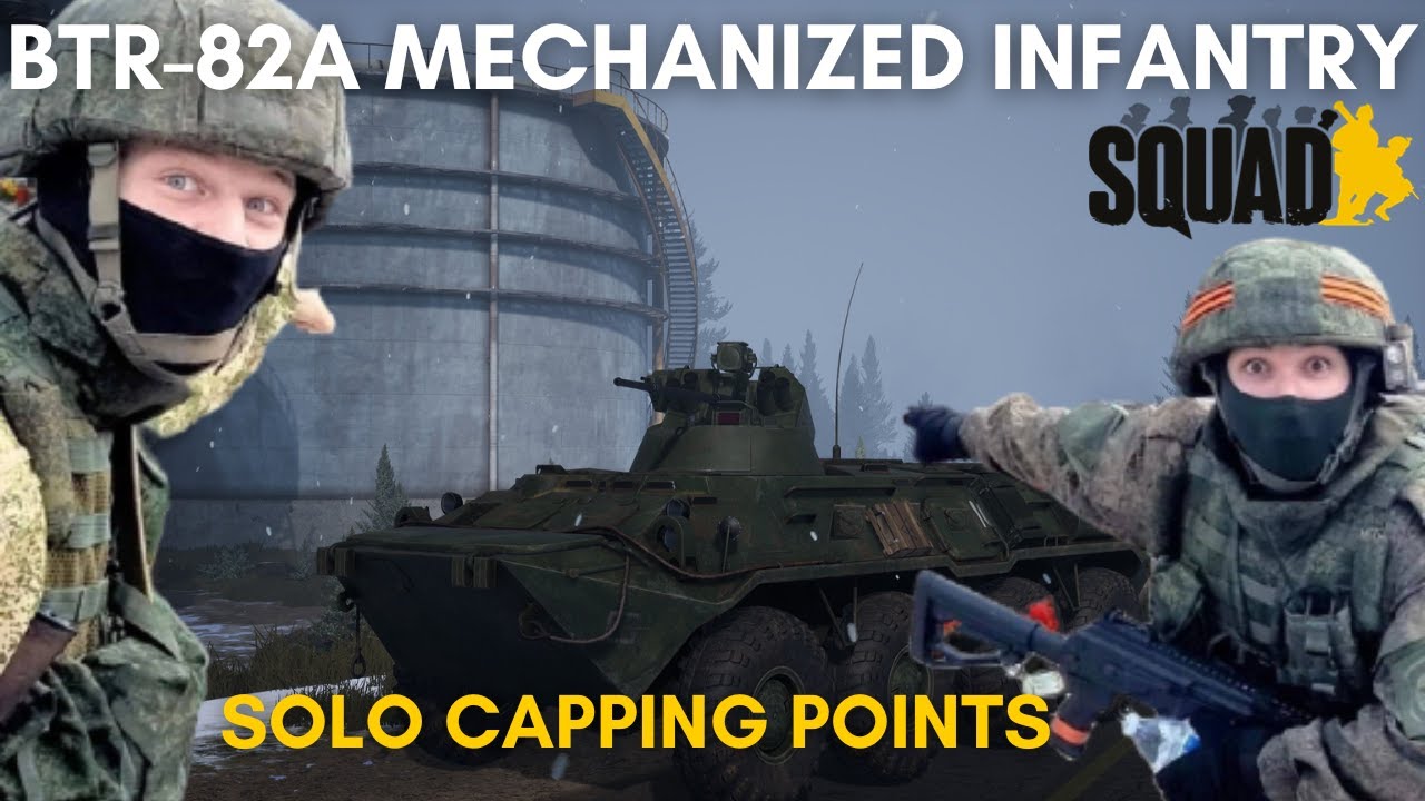 BTR-82A MECHANIZED INFANTRY! 100 SQUAD KILLS! SOLO CAPPING POINTS!