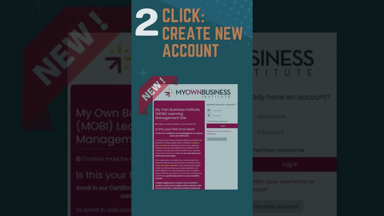 How To Create Your MOBI Student Account