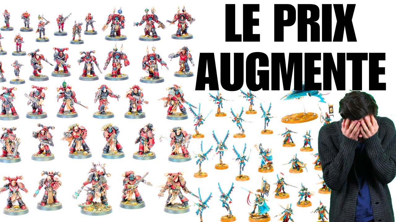 LES BATTLEFORCES AUGMENTENT DE PRIX ! LES PRIX DES AELDARIS ET DES RED CORSAIRS POUR WARHAMMER 40K !