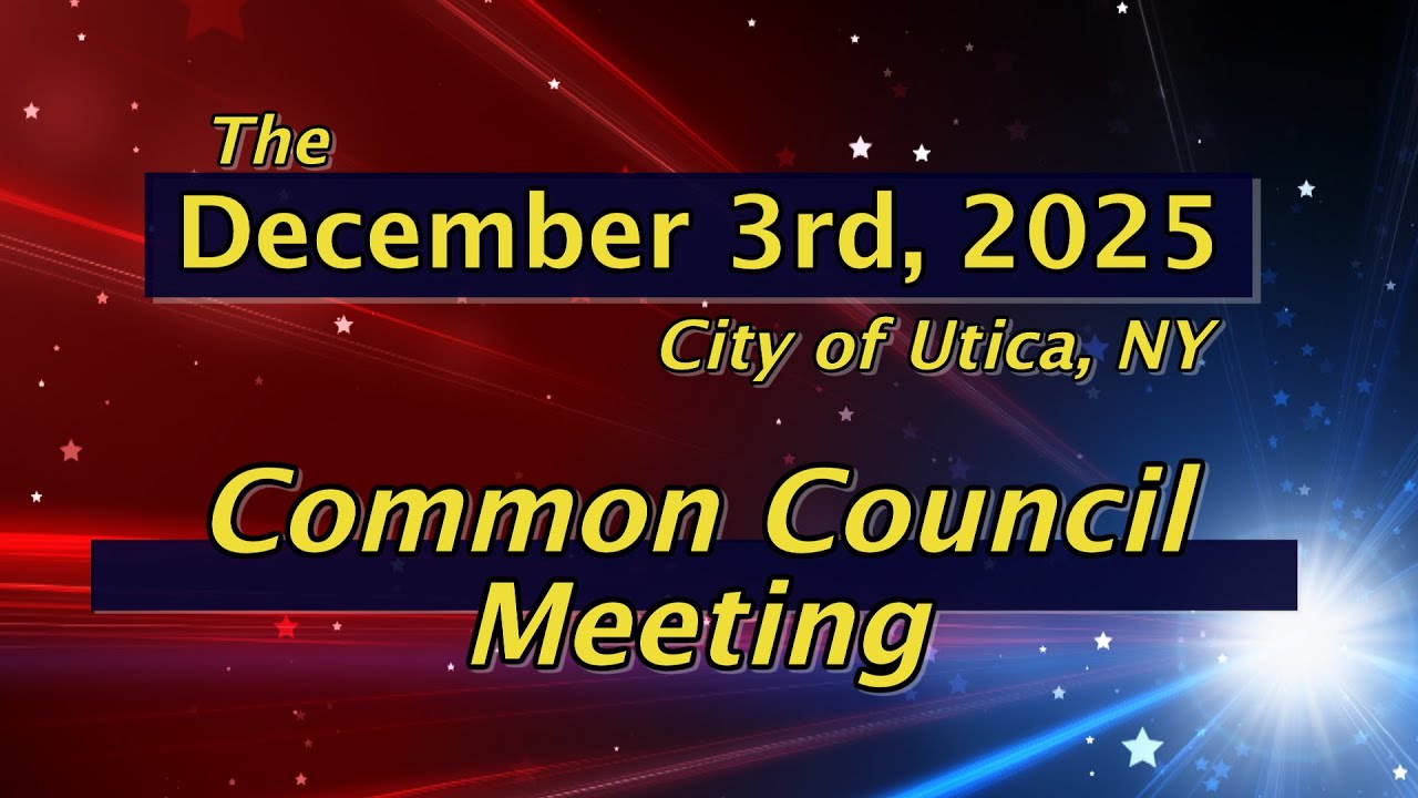 Common Council Meeting with Committee of the Whole Meeting   December 3rd, 2025