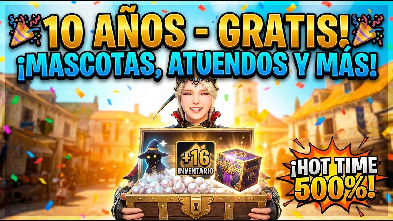 Consigue TODO GRATIS: Evento 10º Aniversario Black Desert (Guía de Perlas)