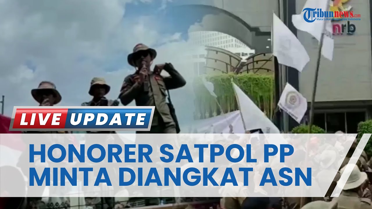29 Honorer Pol PP Lampung Timur Ikut Demo ke Jakarta, Perjuangkan Nasib & Minta Diangkat Jadi ASN