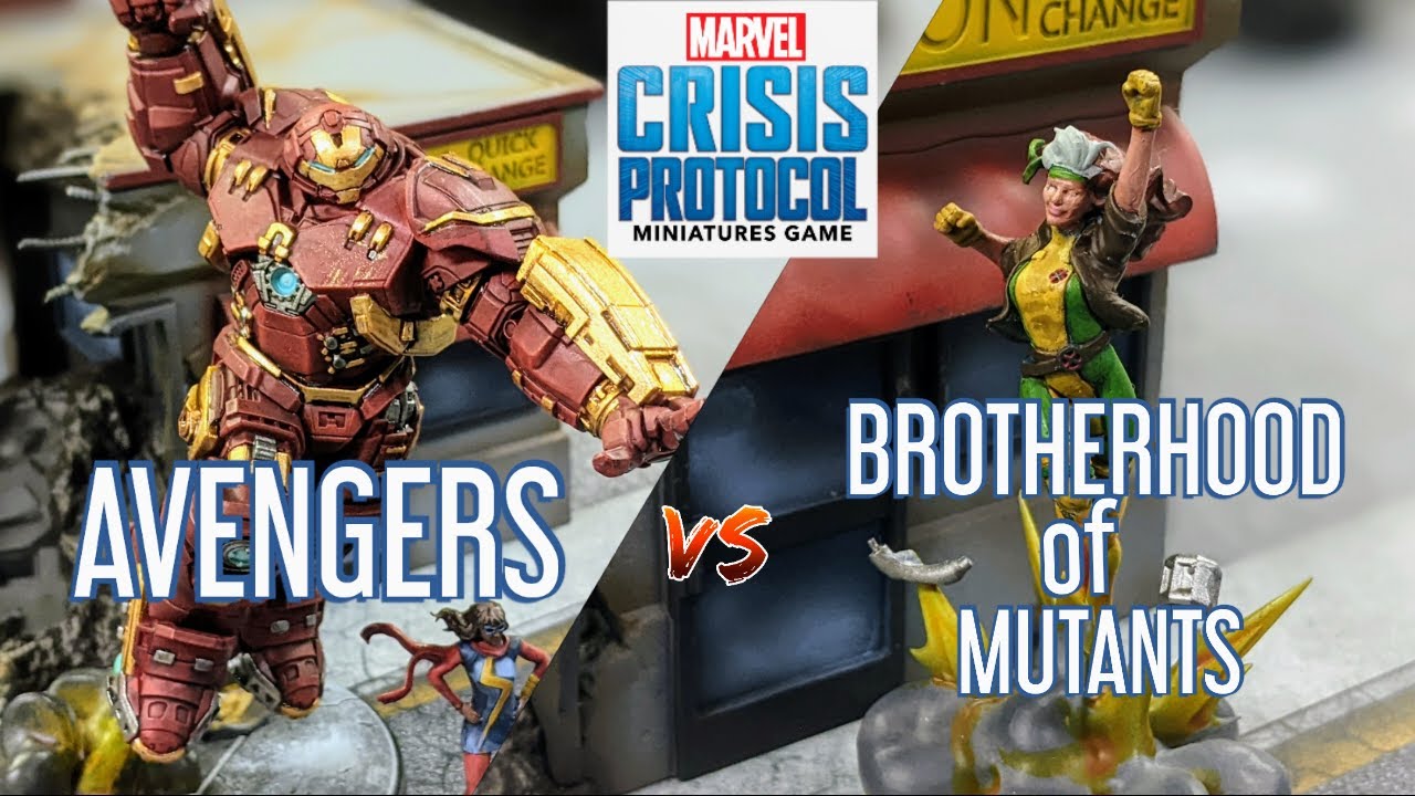 Marvel Crisis Protocol Battle Report - Episode 36 - Avengers vs. Brotherhood of Mutants