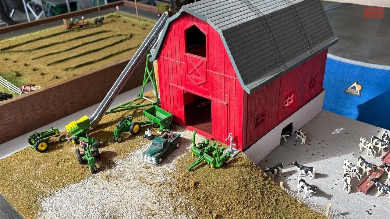 Classic JOHN DEERE Farm Display at the 2025 Lafayette  Farm Toy Show