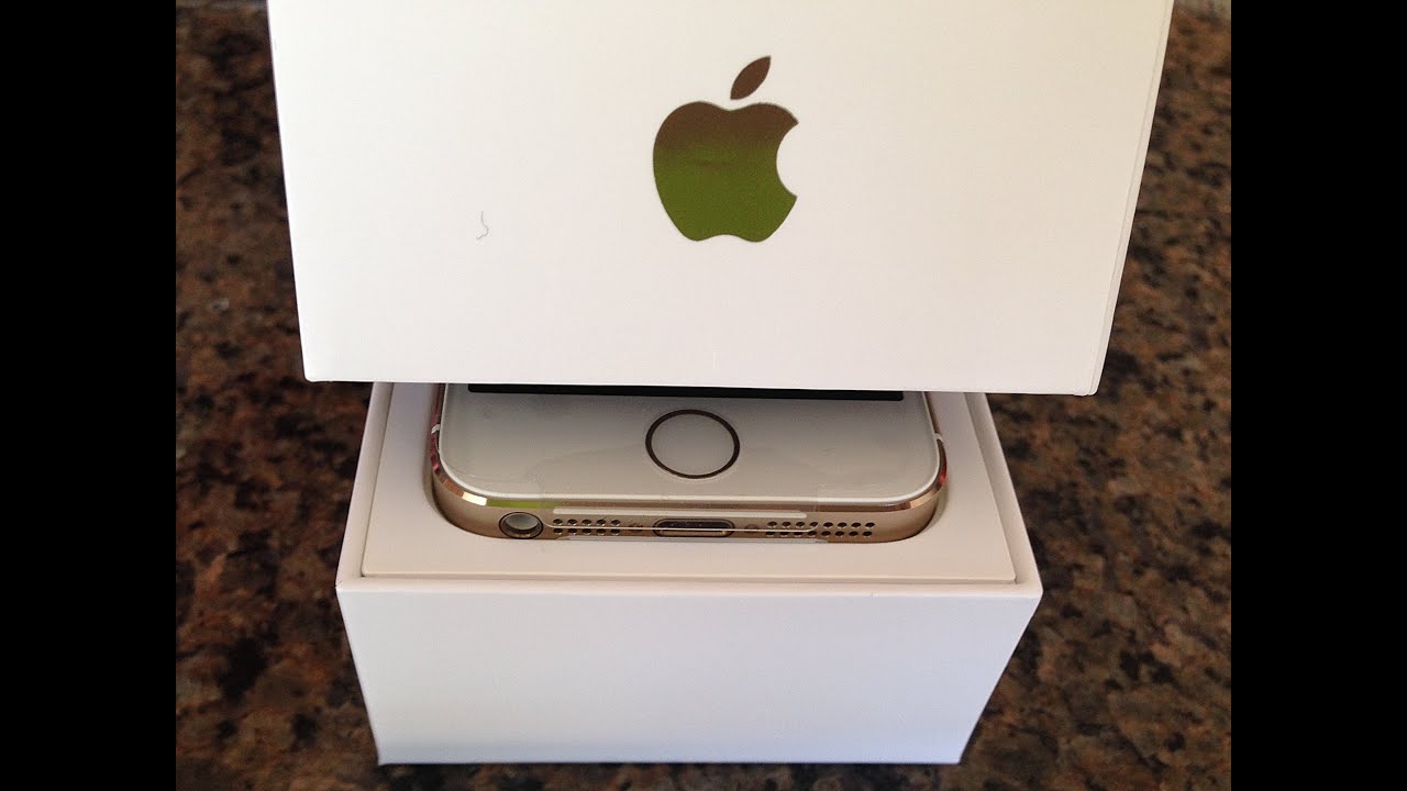 Unlocked Gold iPhone 5s Unboxing + Touch ID