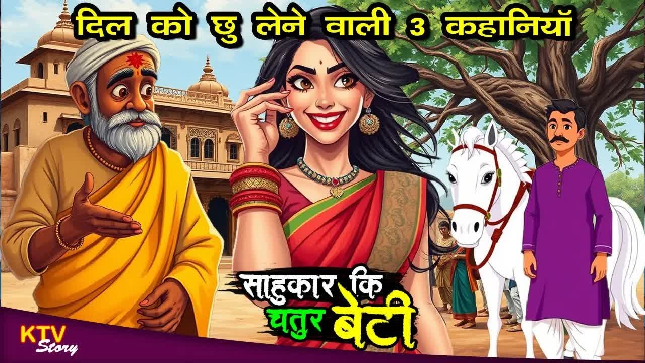 KTV594-3-बनिये की चतुर बेटी, BANIYE KI CHATURI BETI, MAN KO CHU LENE WALI KAHANI, @KTVSTRORY.