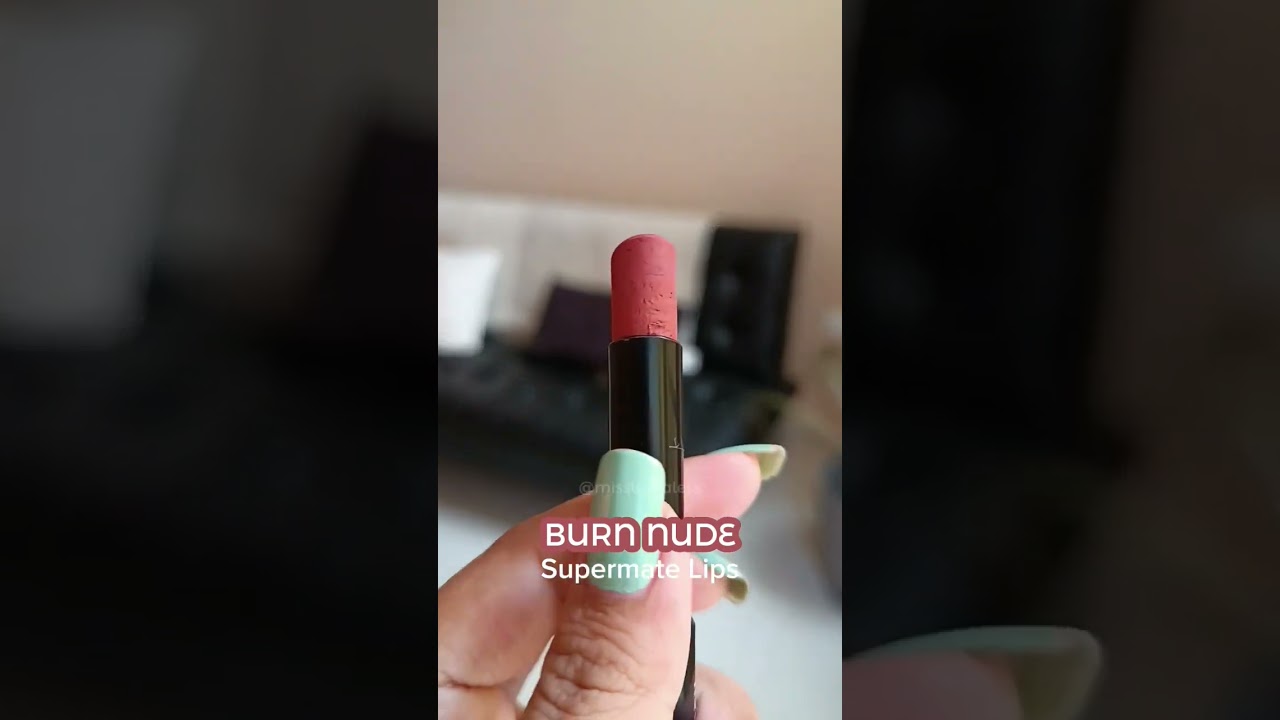 Burn Nude 🤎 Supermate Lips Studio Look de Cyzone #makeup #studiolookcyzone #lipstick #cyzone