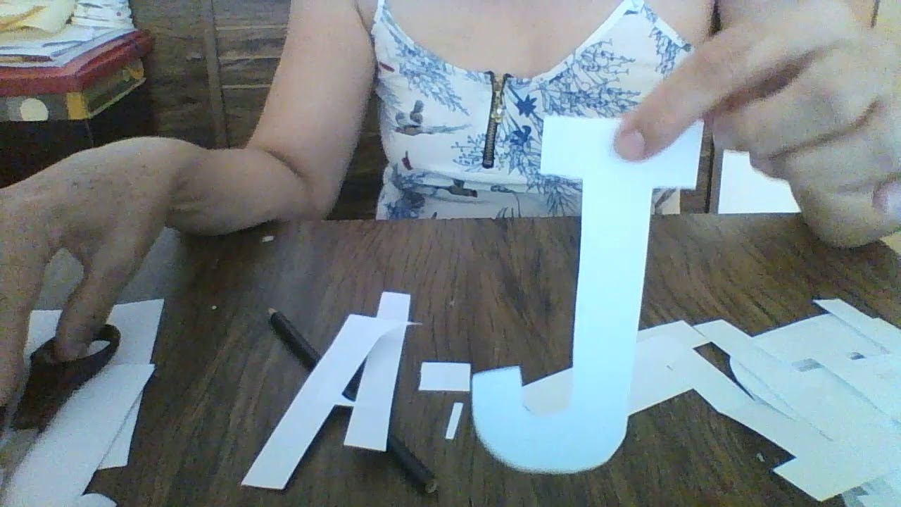 letras sem molde