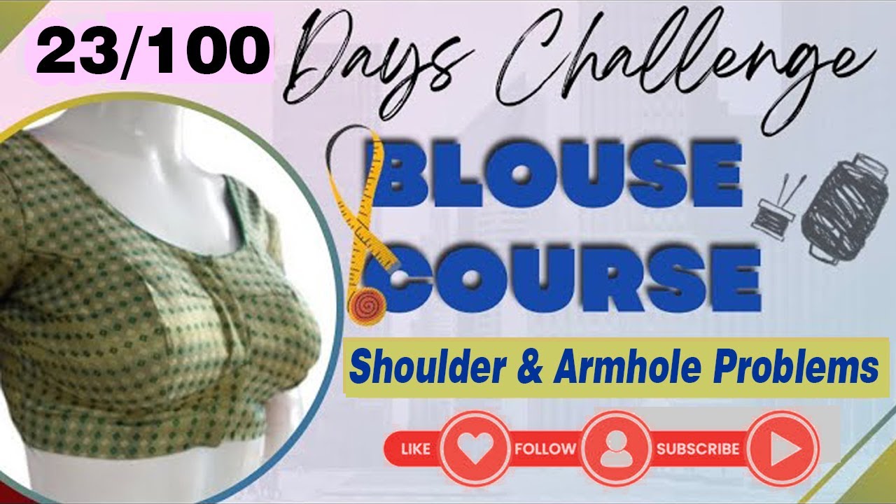 Step-by-Step Guide to Shoulder and Armhole Cutting || Part - 23/100