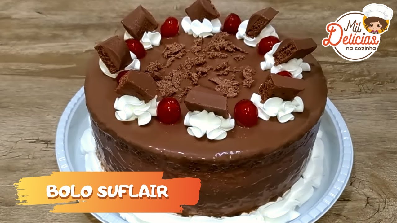 BOLO SUFLAIR SUPER FÁCIL - MIL DELÍCIAS NA COZINHA  #bolodechocolate  #façaevenda