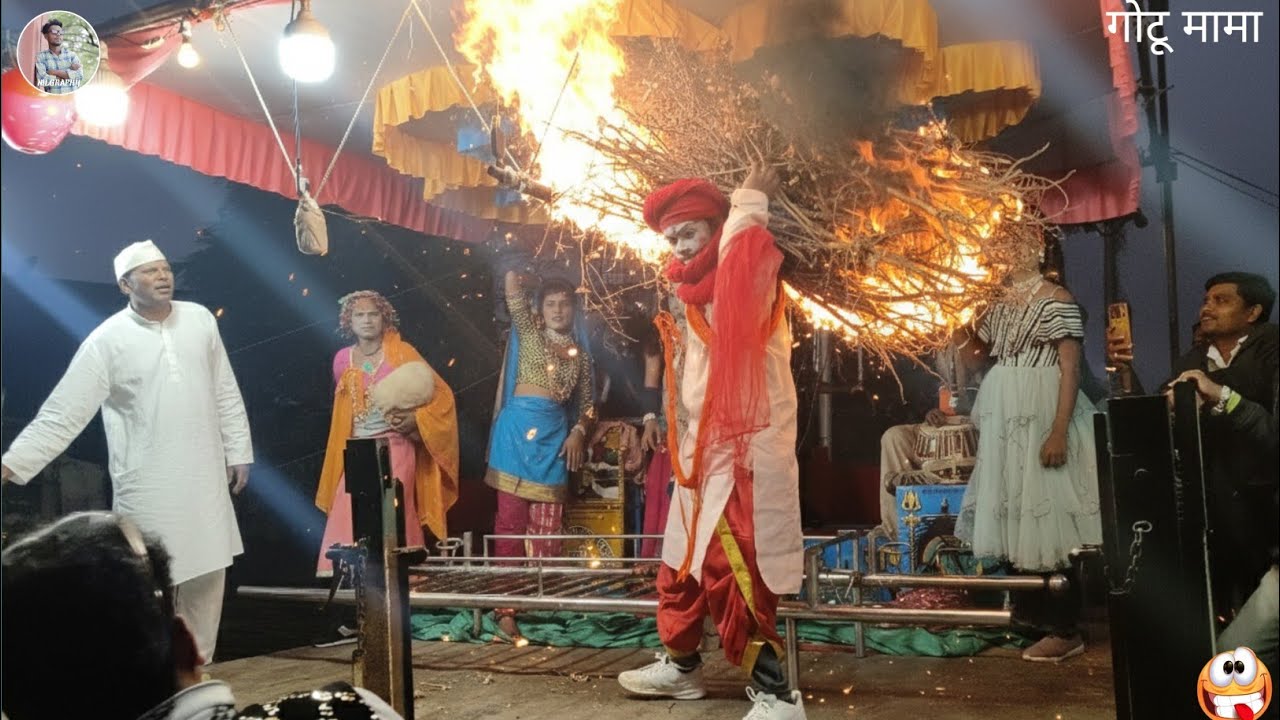 🫨गोटु मामा की सादी।। पब्लिक ख़ुश।। जान ट्रैक्टर में आई ।। Gotu mama entry Raju Babu gotu mama party 