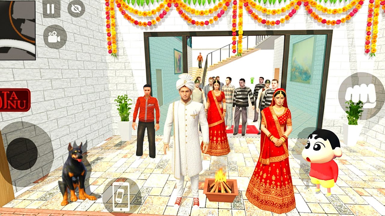 🤩Franklin Got Married in India🤑Indian Theft Auto Simulator🥳Celebration Franklin Marriage Event😱