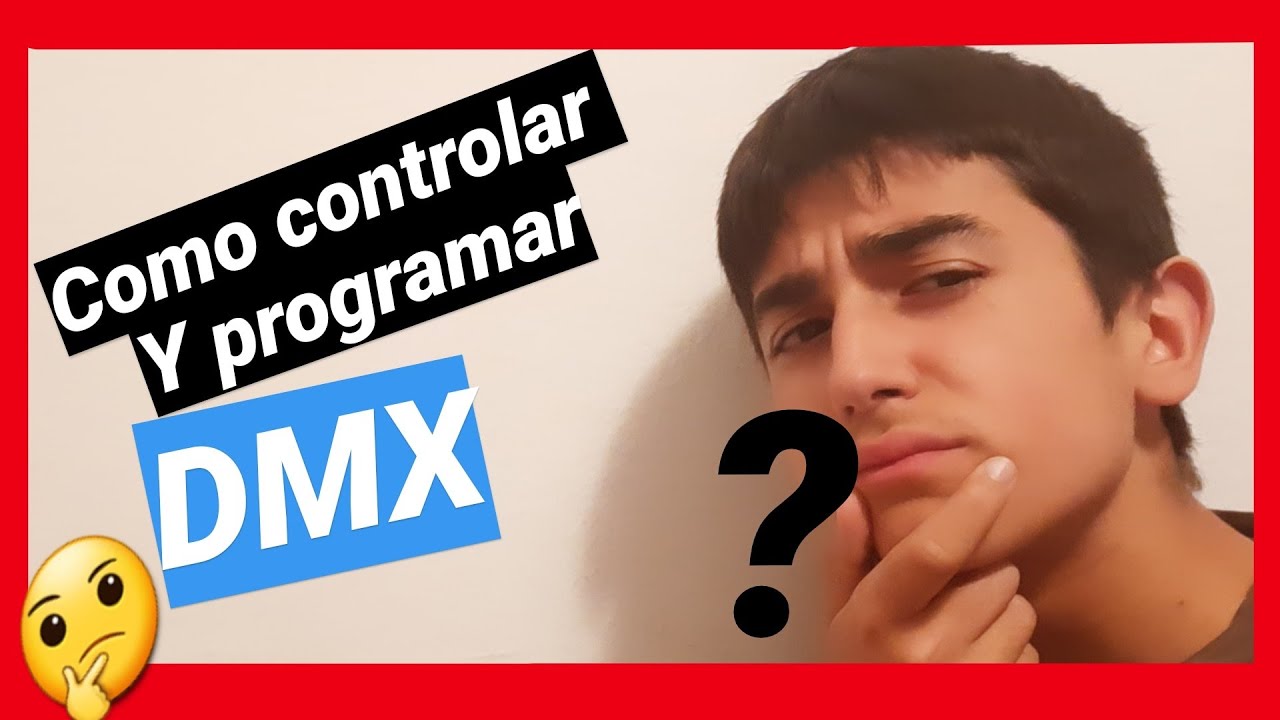 💡Como programar luces dmx | Como controlar, luces dmx | Como conectar luces a un controlador dmx