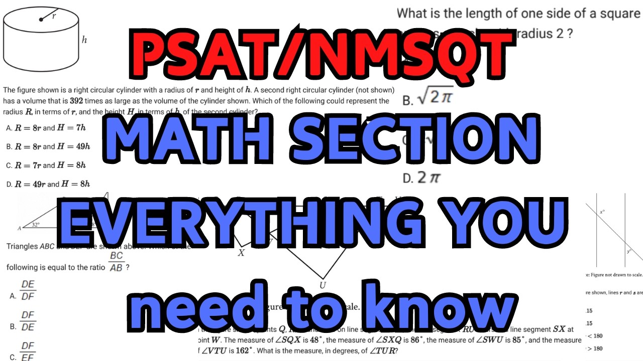 Digital PSAT - Math (Full Crash Course - 100+ questions)