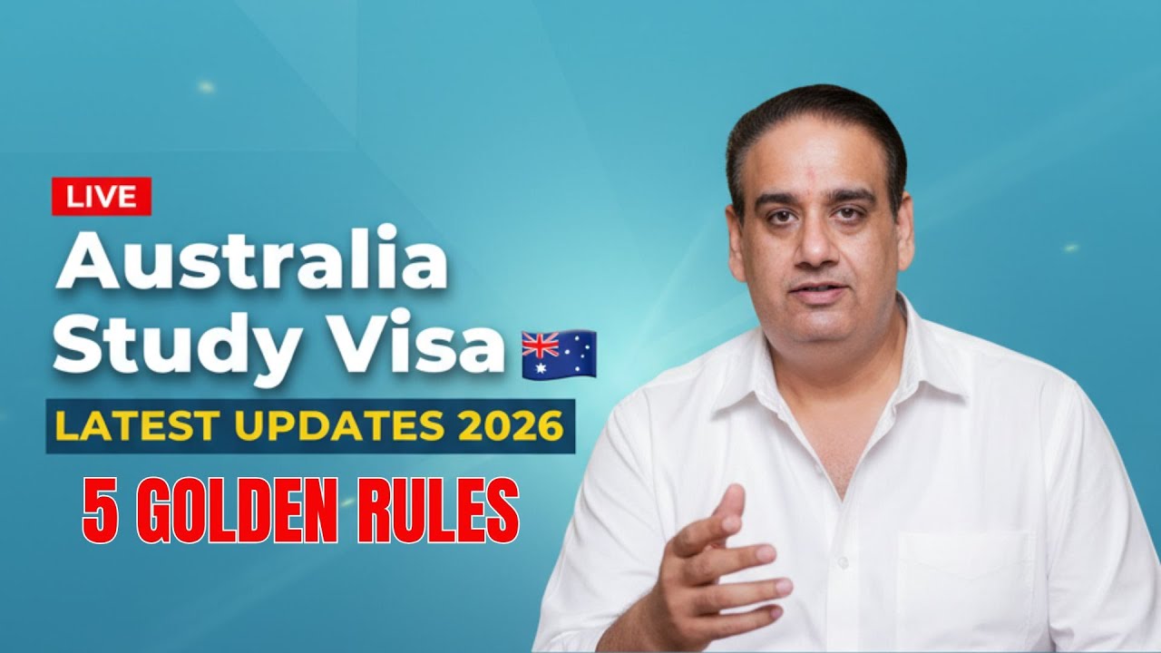 Australia Study Visa Updates 2026 🇦🇺 |5 Golden Rules | Visa Refusal Reasons | Latest Rules Explained