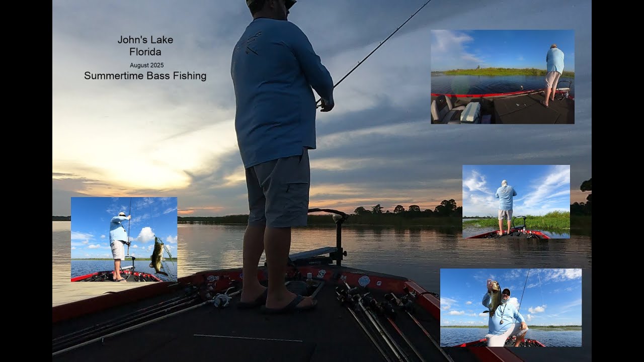 John's Lake - Florida Bass Fishing - Summertime 2025
