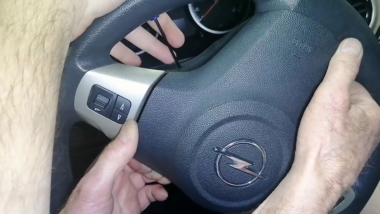 Opel Corsa Vauxhall Corsa How to remove Air bag