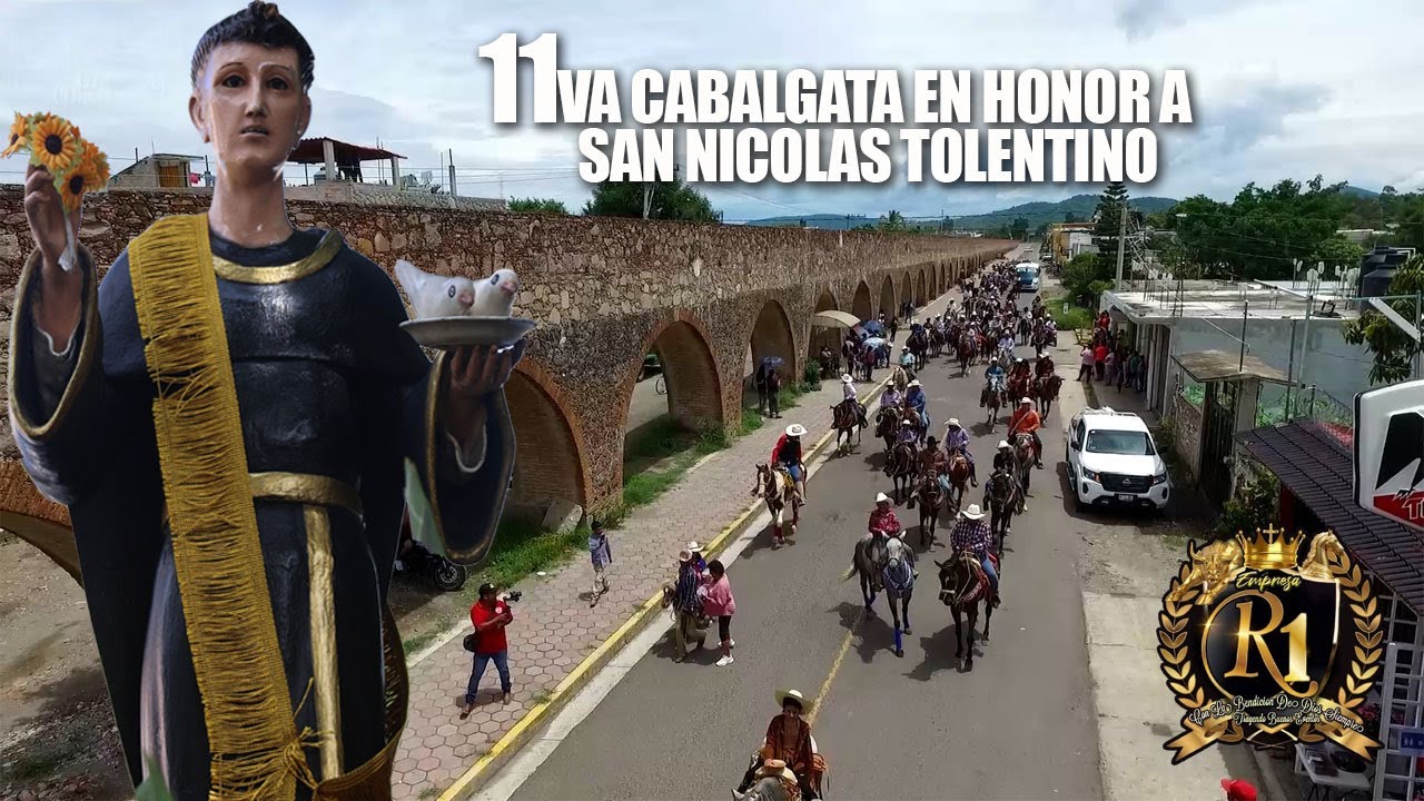 San Nicolas Tolentino 2024 TRADICIONAL 11va CABALGATA y TOROS DE A CABALLO ¡Rancho el Negociante!