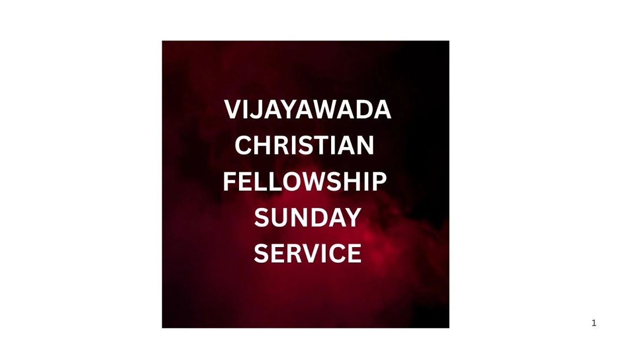 దైవ చిత్తాన్వేషణ మరియు శ్రేష్టమైన సహవాసము SUNDAY SERVICE - 15.06.2025