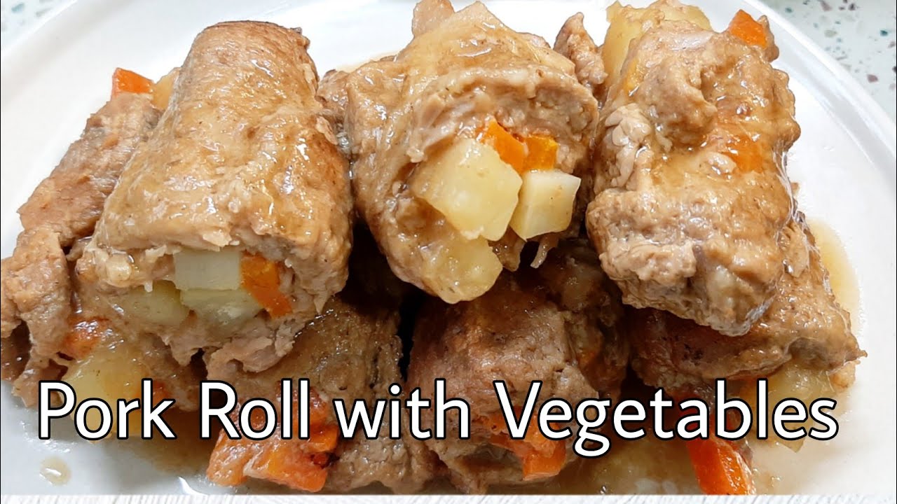How to make Pork Roll with vegetables | Pork Roll recipe