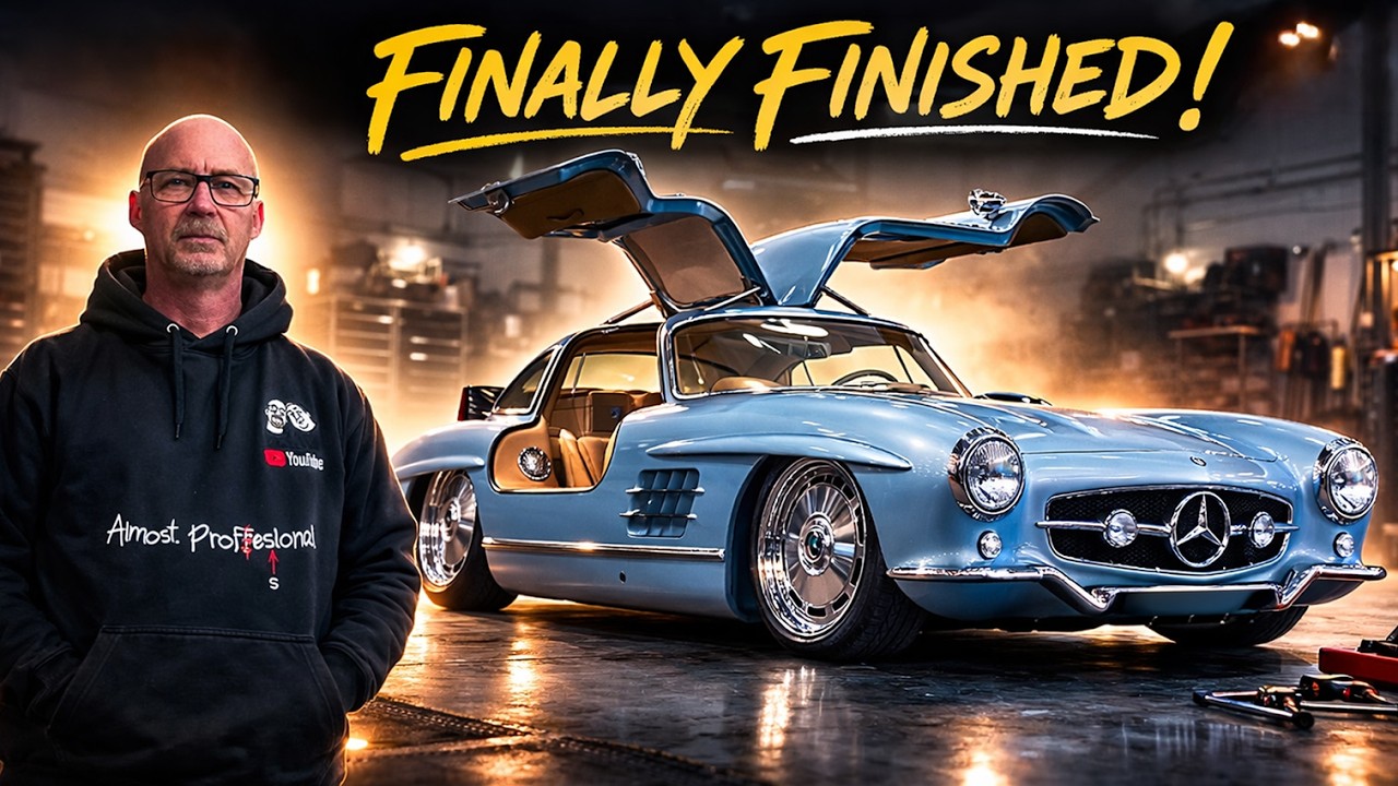 mercedes 300sl Gullwing, the project comes to an end