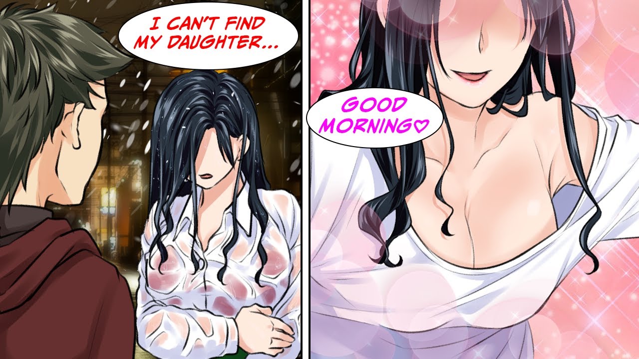 [Manga Dub] A shut-in helps a drenched mother looking for her child in the snow and... [RomCom]