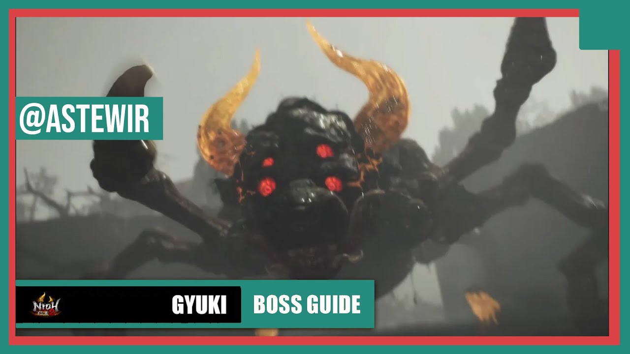 Nioh 2 - Gyuki LIKE A PRO, EASY TO FOLLOW BOSS Guide, SOLO (HD)