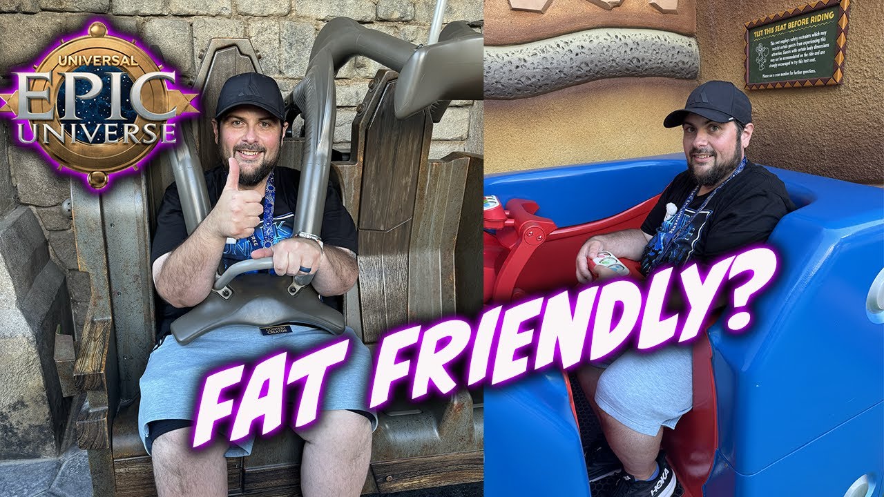 Is Epic Universe FAT Friendly?| Epic Universe Test Seat Guide