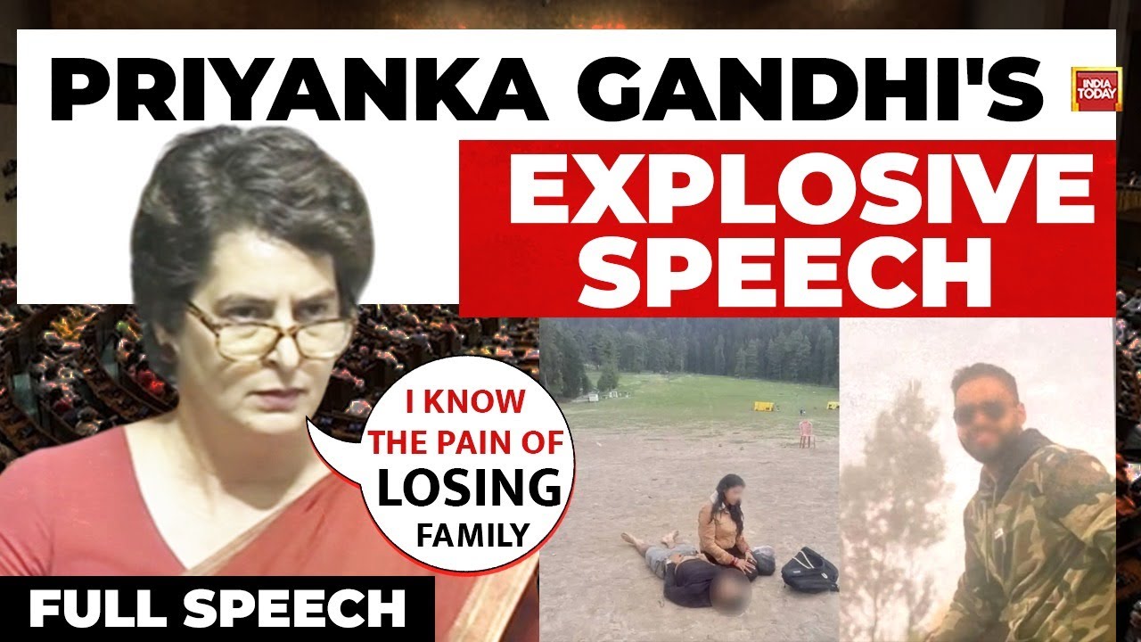 MP Priyanka Gandhi's FULL Speech in Lok Sabha | Operation Sindoor Debate | India Today