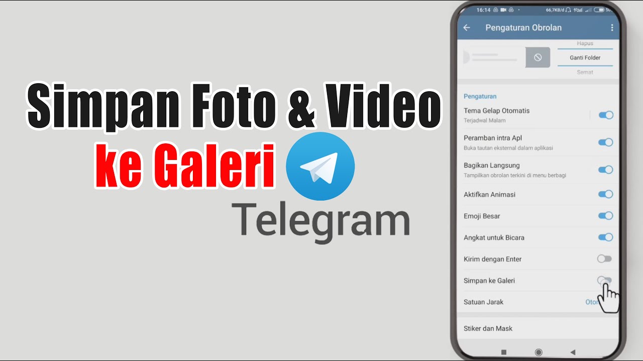 Cara Menyimpan Foto Dan Video Dari Telegram Ke Galeri Hp