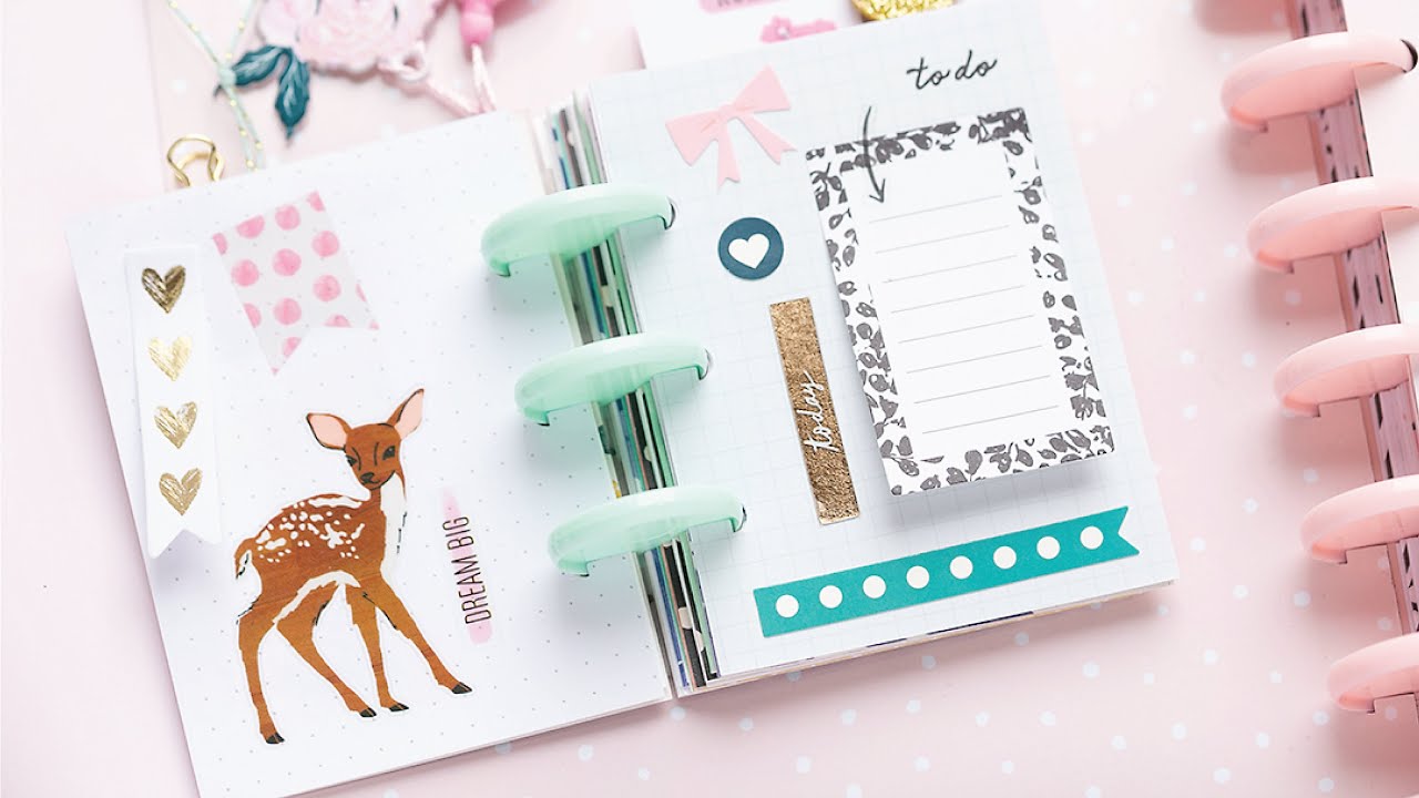 Disc Planner Mini Pocket Planner Process Video with Sandra