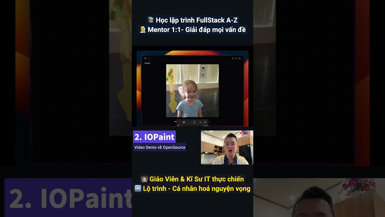 IOPaint  AI Open Source X&oacute;a Vật Thể & Watermark Chỉ 1 Click  Ho&agrave;n To&agrave;n Miễn Ph&iacute;