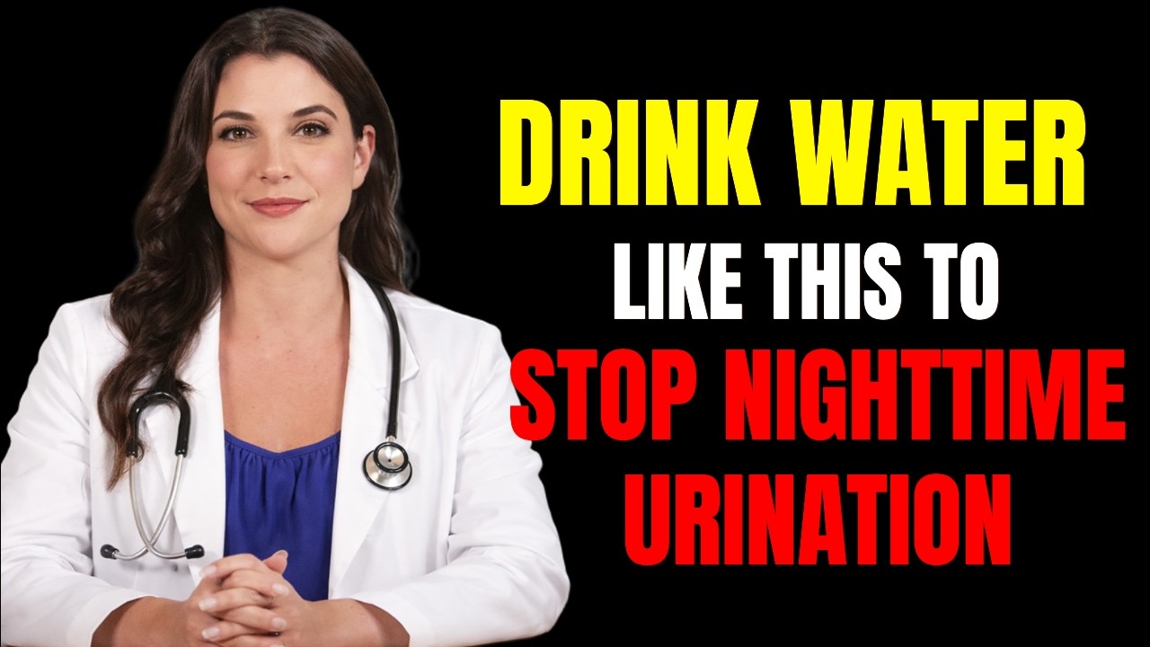 How to drink water to avoid getting up at night | UROLOGIST REVEALS.